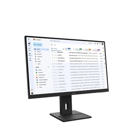 27" Lenovo ThinkVision E27-40 monitor (IPS, 1920x1080, 100Hz, DP+HDMI+VGA, 4ms, fekete)