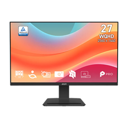27" MSI Business Pro MP273Q E7 monitor (IPS, 2560x1440, 75Hz, 1000:1, 4ms, DP+2xHDMI, fekete)