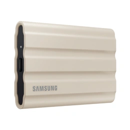 2 TB Samsung T7 Shield külső SSD (2,5", USB 3.2 Gen2 C, 1050 MB/s olvasás, 1000 MB/s írás, 256-bit AES, IP65, barna)