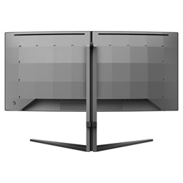 34" Philips EVNIA Ívelt OLED 34M2C6500/00 monitor (3440x1440, 21:9, 0,03ms, 2xHDMI+DP+4xUSB, áll. mag., Ambiglow)