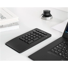 3Dconnexion Numpad Pro vezeték nélküli billentyűzet kiegészítő (Bluetooth, 2,4 GHz RF, USB Type-C, 350 mAh akkumulátor,