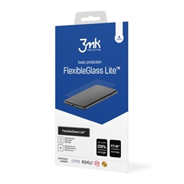 3MK Flexible Glass Lite képernyővédő üveg (2.5D, flexibilis, ultravékony, 0.16mm, 6H, átlátszó)