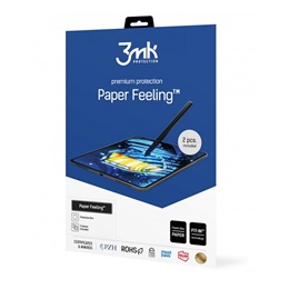 3MK Paper Feeling képernyővédő fólia (teljes kijelző, papírhatású, 0.16mm, 2db, prémium minőség, átlátszó)