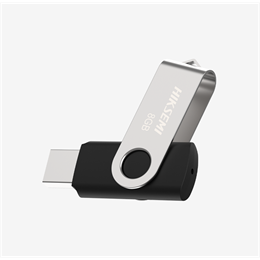 64 GB Pendrive USB 2.0 Hiksemi M200S Rotary (szürke-fekete)