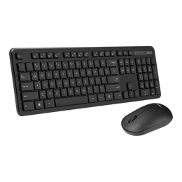 ASUS CW100 vezeték nélküli billentyűzet és egér készlet (HU, RF 2,4 GHz/USB, egér 800/1000/1600 DPI, fekete)