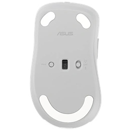 ASUS MD102 vezeték nélküli optikai egér (RF 2,4 GHz/Bluetooth, fehér)