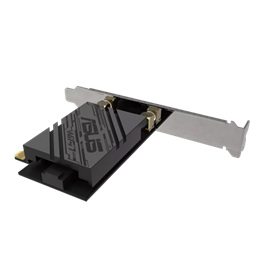ASUS PCE-BE92BT BE9400 vezeték nélküli hálózati kártya (PCIe, WiFi 7 802.11be, 9400 Mbps, Bluetooth 5.4, 2,4 GHz, 5 GHz,