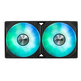 ASUS Prime LC 240 ARGB vízhűtés (240 mm, 2x120 mm, PWM, 2200 RPM, ARGB, fekete)