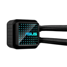 ASUS Prime LC 240 ARGB vízhűtés (240 mm, 2x120 mm, PWM, 2200 RPM, ARGB, fekete)