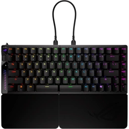 ASUS ROG Falcata Ace vezetékes és vezeték nélküli 75%-os mechanikus gamer billentyűzet (ROG HFX V2, USB, RF 2.4GHz, Blue