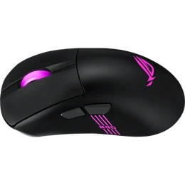 ASUS ROG Keris II Origin vezeték nélküli optikai egér (Bluetooth 5.1, RF 2,4 GHz, USB Type-C, fekete)