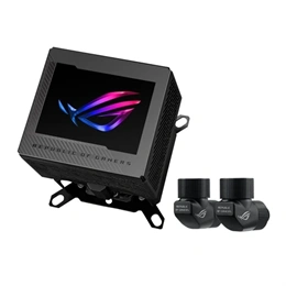 ASUS ROG RYUJIN III WB vízhűtő pumpa (3,5" LCD, Asetek 8. gen szivattyú, PWM, max 3600 RPM, <30 dBA, LGA1700, AM5, feket