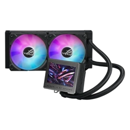 ASUS ROG Ryujin III 240 ARGB CPU hűtő (240 mm radiátor, 2x120 mm ventilátor, pumpa 800-3600 RPM, vent. 600-2200 RPM, 36,