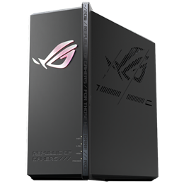 ASUS ROG Strix GS-BE18000 tri-band router (Wi-Fi 7, 18000 mbps, 2,4/5/6 GHz, 8 belső antenna, 1x2,5 Gbps WAN, 7x2,5 Gbps
