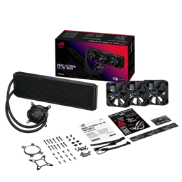 ASUS ROG Strix LC III 360 vízhűtés (3x120 mm, PWM, 800-2200 rpm, 36 dBA, fekete)