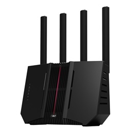 ASUS RT-BE92U router (wi-fi 7, 9700 mbps, tri-band, 4 külső antenna, 1x10Gbps WAN/LAN, 3x2.5Gbps LAN, mesh)