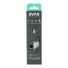 AVAX Átalakító adapter USB-C / RJ45 (Gigabit, 10/100/1000 Mbps)