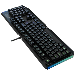AVAX FS01 Full size vezetékes mechanikus gamer billentyűzet (magyar kiosztás, Outemu piros, RGB, USB Type-C, 1,8 m, feke
