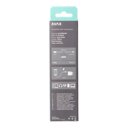 AVAX adat- és töltőkábel (USB-A / Lightning, 3A, 1,5 m, acélszürke)