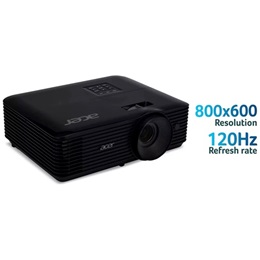 Acer X119H projektor (DLP, SVGA 800x600, 4:3, 4800 lm, 20000:1, HDMI, VGA, fekete)