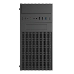 Akyga AK19BK (Micro-ATX, USB 3.0 + audio, Type-C, táp nélkül, fekete)
