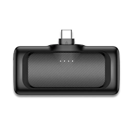 Alcor SK5000CC vésztöltő 2x USB-C aljzat (5000 mAh, 5V/2.4A bemenet/kimenet, LED kijelző, fekete)