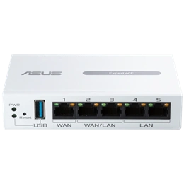 Asus ExpertWiFi EBG15 PoE router (4x PoE+ port, 5x Gigabit LAN 10/100/1000, 1x USB 3.2 Gen1)