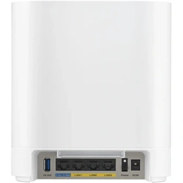 Asus ExpertWiFi EBM68 mesh router (tri-band, wi-fi 6, 7800 mbps, 2,4/5/5 GHz, 1x WAN, 3x LAN, USB 3.2 Type-A, 6 belső an