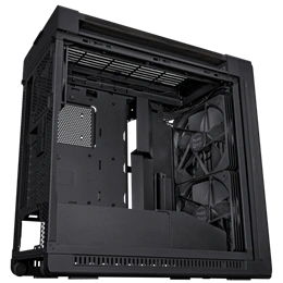 Asus ProArt PA602 Wood Metal (E-ATX, midi torony, fekete)