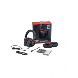 Asus ROG Delta S Core vezetékes fejhallgató sztereo (levehető mikrofon, virtuális 7.1, 50 mm, 32 Ohm, 3.5mm jack, fekete