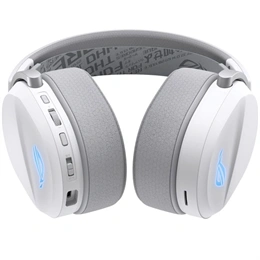 Asus ROG Pelta fejhallgató (Tri-Mode, USB-C, mikrofonrúd, multifunkciós gombok, 2,4 GHz vezeték nélküli, 1,8 m kábel, fe