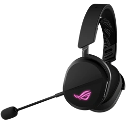 Asus ROG Pelta fejhallgató sztereo (tri-mode, USB-C, mikrofonrúd, multifunkciós gombok, 1,8 m kábel, háttérvilágítás, fe