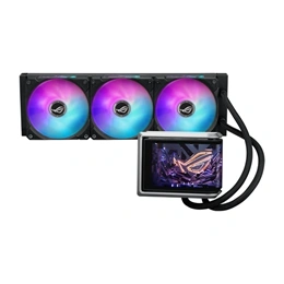 Asus ROG RYUO IV 360 CPU hűtő (3x 120 mm, ARGB, PWM, max 2000 RPM, 30,7 dBA)