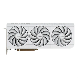 Asus Radeon RX 9070 XT Prime OC VGA (PCIe 5.0, 16 GB GDDR6, 3xDP+HDMI, 3x8-pin, fehér)
