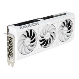 Asus Radeon RX 9070 XT Prime OC VGA (PCIe 5.0, 16 GB GDDR6, 3xDP+HDMI, 3x8-pin, fehér)