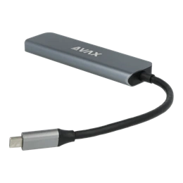 Avax HB611 Connect+ 5in1 Type-C hub (HDMI 4K/60Hz, Type-C bemenet, 2x USB 3.0, PD 100W)