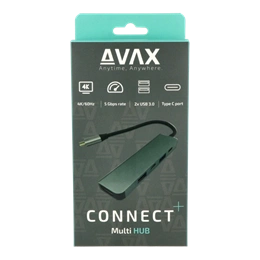 Avax HB611 Connect+ 5in1 Type-C hub (HDMI 4K/60Hz, Type-C bemenet, 2x USB 3.0, PD 100W)