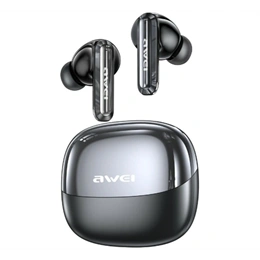 Awei T229 bluetooth fülhallgató sztereo (v6.0, TWS, aktív zajszűrő, mikrofon, fordító funkció, töltőtok, fekete)