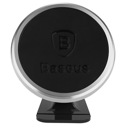 Baseus 360° Magnetic autós tartó (műszerfalra, mágneses, ezüst)