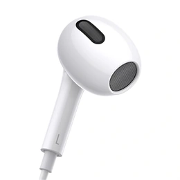 Baseus Encok H17 vezetékes fülhallgató sztereo (3,5 mm jack, mikrofon, 20-20000 Hz, fehér)