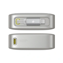 Baseus Free2Pull vésztöltő type-c aljzat (10000 mAh, 30 W, PD gyorstöltő, beépített type-c kábel, digitális kijelző, szü