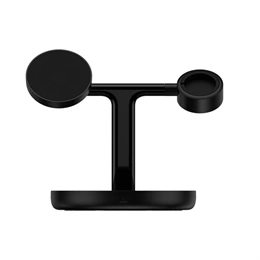 Baseus Swan vezeték nélküli töltő állvány 3in1 (20w, wireless, MagSafe kompatibilis, Apple watch töltő, airpods töltő, U