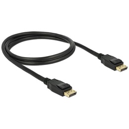 Blackbird Displayport összekötő kábel (Displayport dugó / Displayport dugó, 2 m, 4K 60Hz, fekete)