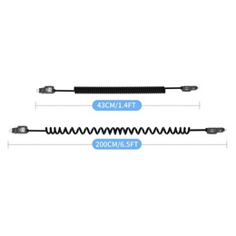 Blackbird Extreme adatkábel 4in1 (USB-A / USB-C / Lightning, 50-200 cm, fekete)