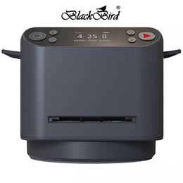 Blackbird Max 6 elektromos kártyakeverő és osztógép (fekete, 2 pakli, max. 12 játékos, 3 távolság, 360° forgás, pause go