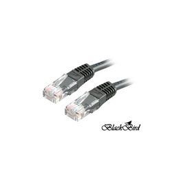 Blackbird UTP CAT5e patch kábel 2 m (fekete)
