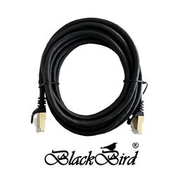 Blackbird UTP CAT6A patch kábel (3 m, fekete)