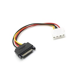 Blackbird tápkábel (SATA 15 pin dugó / Molex 4 pin aljzat, 12 cm)