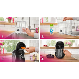 Bosch 102E Tassimo Happy kapszulás kávéfőző, fekete