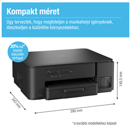 Brother DCP-T430W (tintasugaras multifunkciós nyomtató, A4, színes, 16 lap/perc, Wi-Fi, USB, 6000x1200 dpi, manuális dup